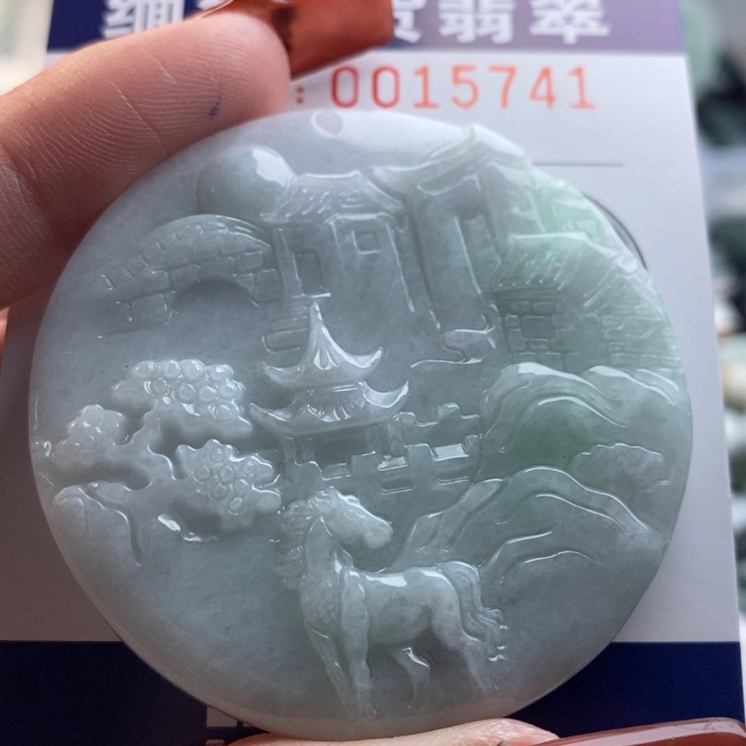 翡翠吊坠(不含链)未镶嵌