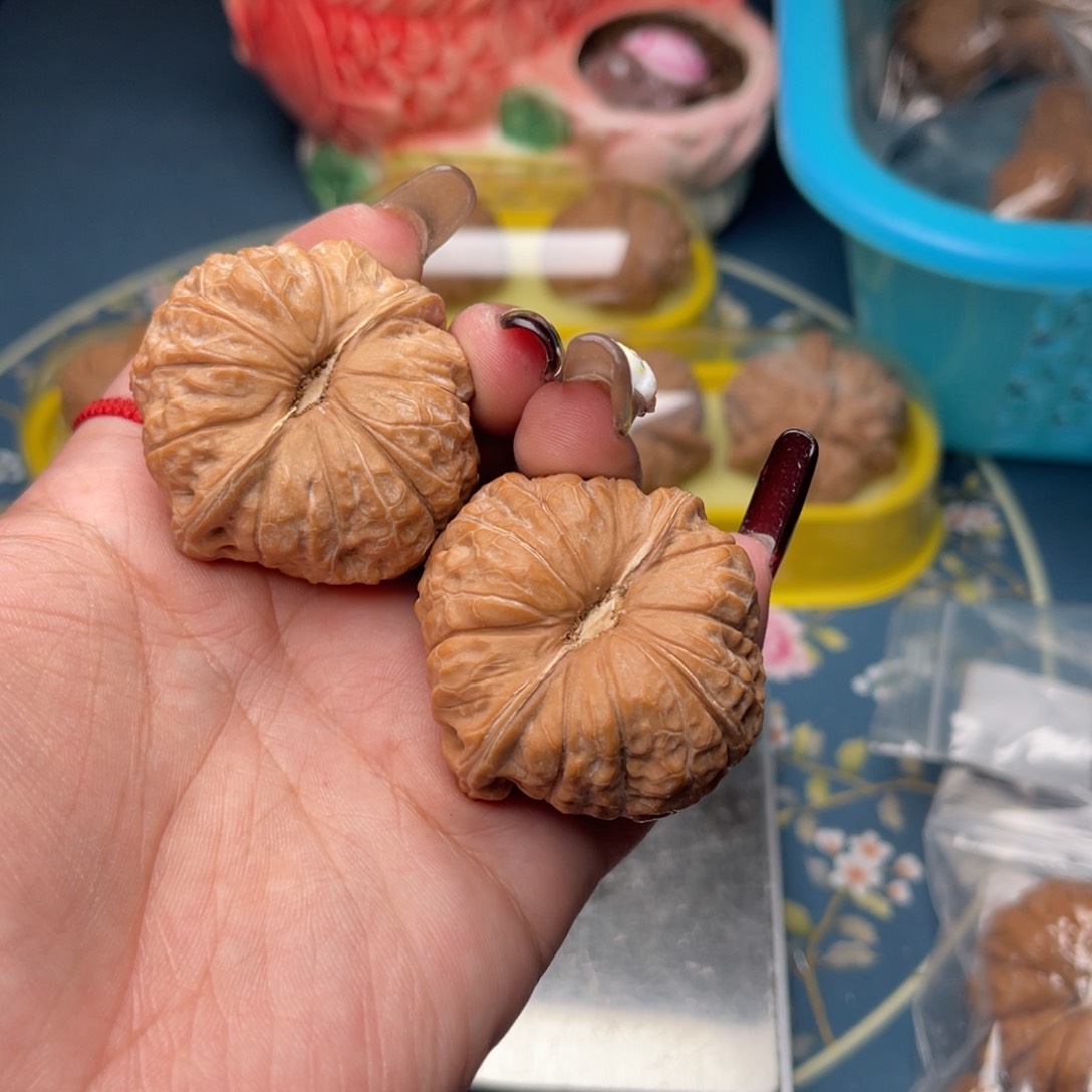 文玩核桃把件泽*—南瓜墩43