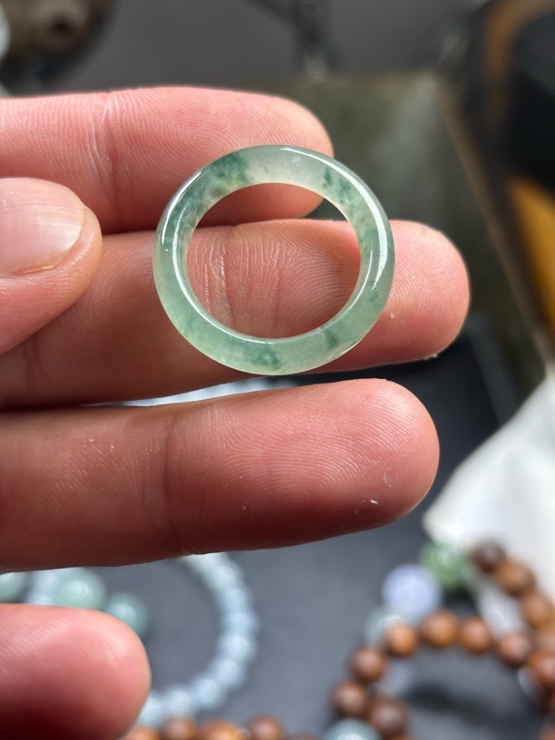 缅甸翡翠冰飘花卡19.3圈