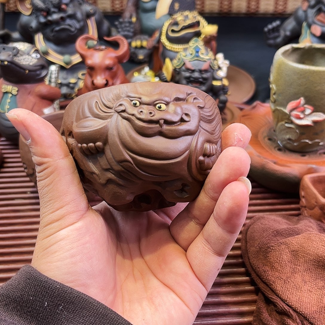 超***…紫砂茶杯高端紫砂主人杯