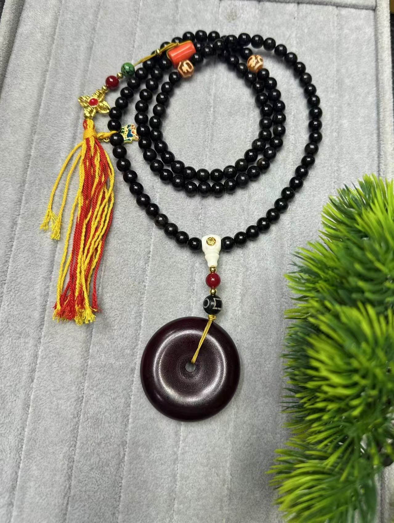 A370 黑金血化骨龙髓毛衣链 多样性发其一