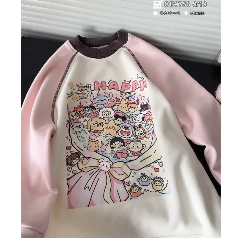 【163】天天妈韩版休闲宽松百搭休闲卫衣
