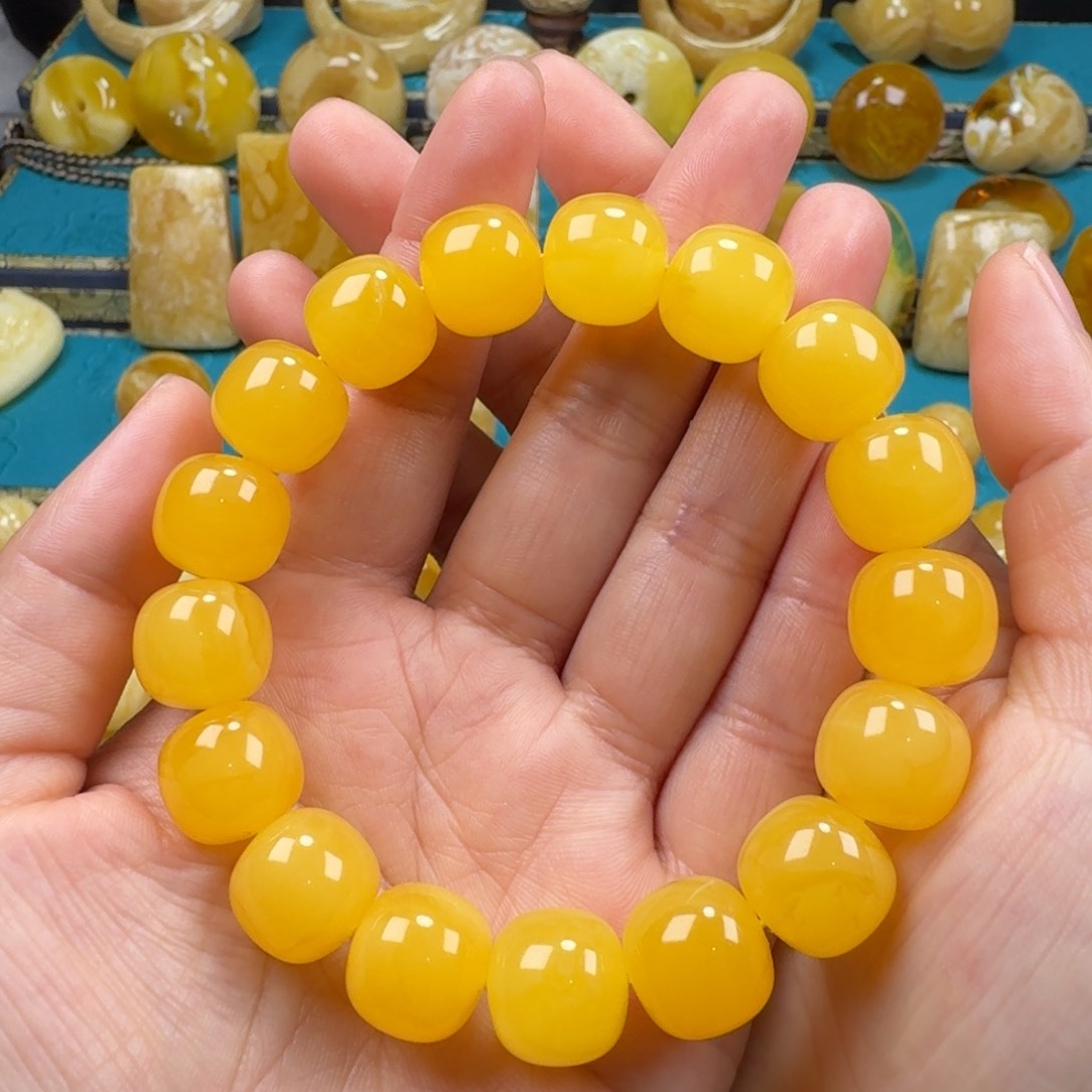 蜜蜡手链未镶嵌蜜蜡