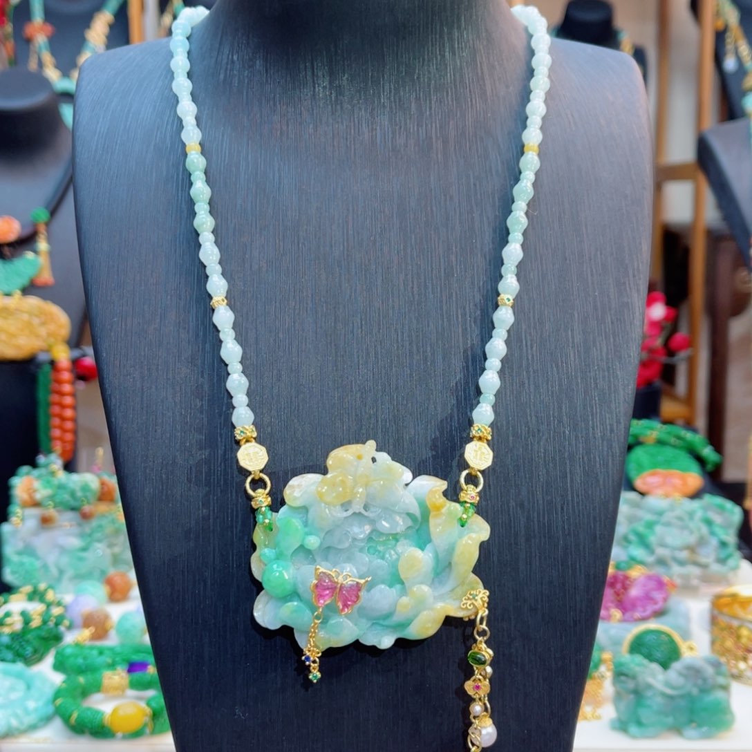 翡翠颈饰合金48小时鉴赏期