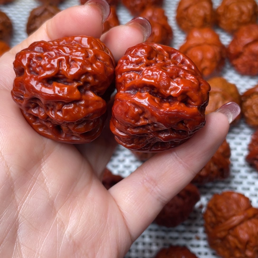 桃核吊坠文玩核桃 手把件 蛤蟆头 39