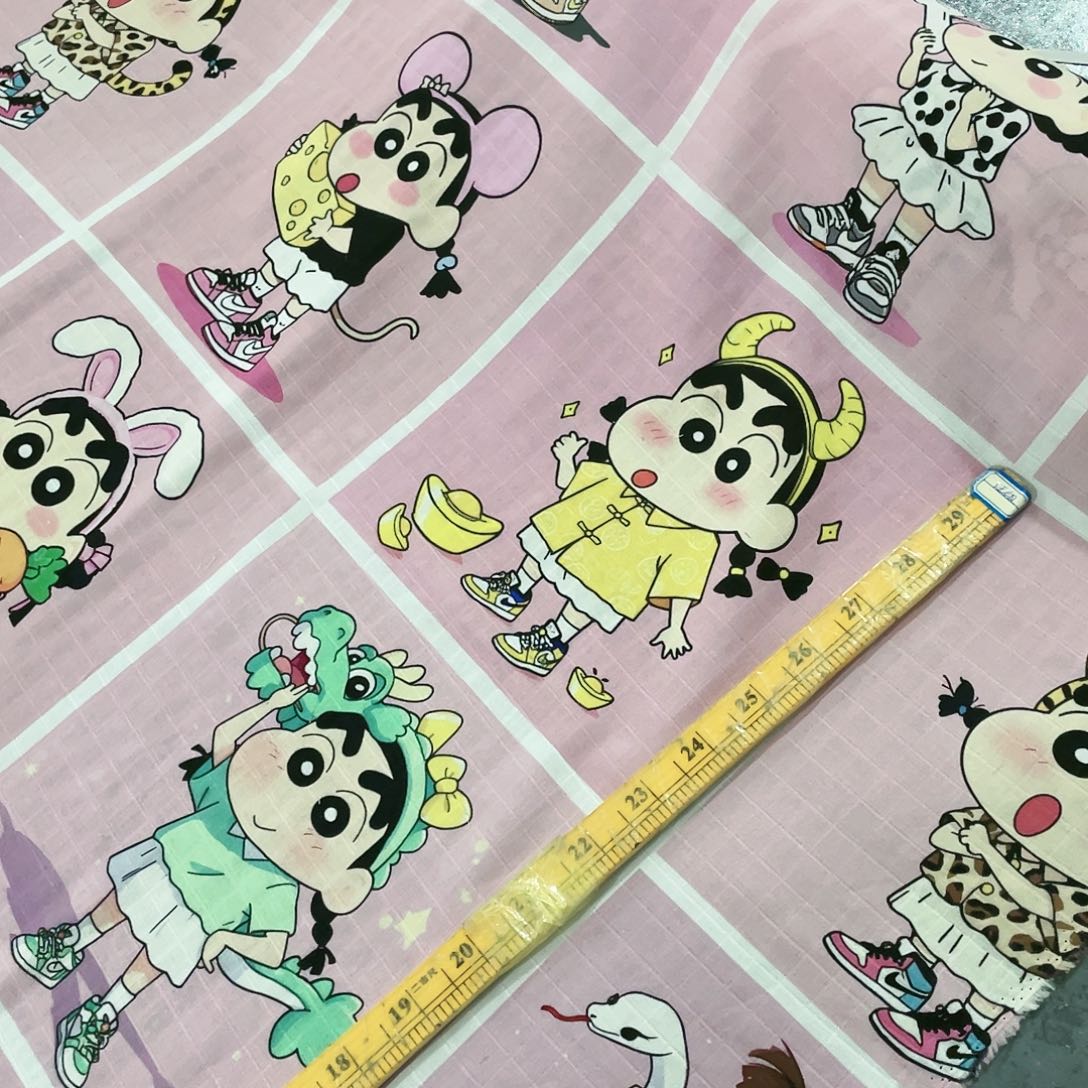 一米价纯棉双层纱1.4米宽果子布地卷