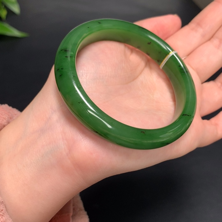 和田玉手镯未镶嵌60