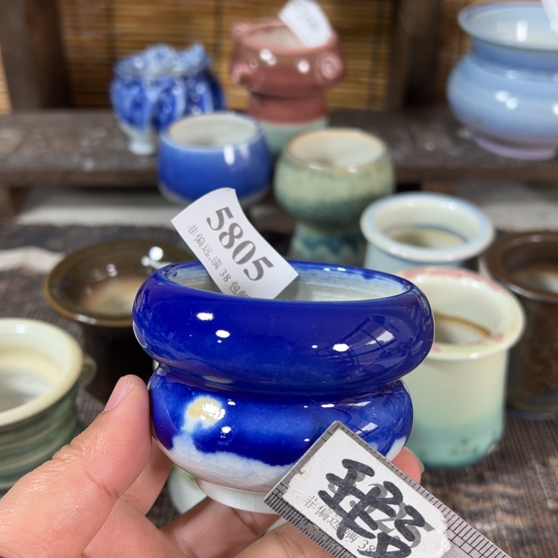 红陶景德镇手工花盆