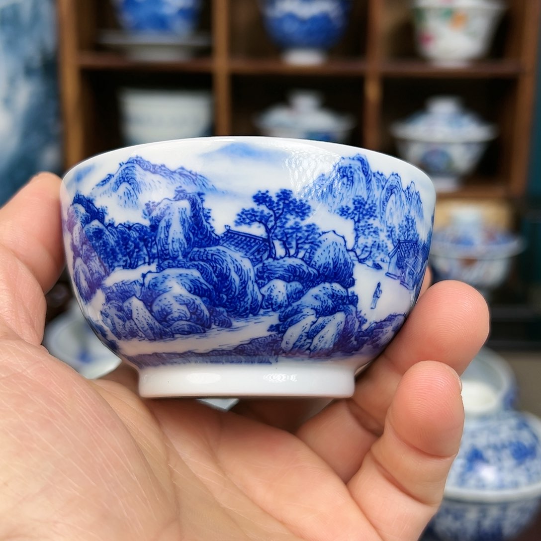 杯子瓷黑****景德镇陶瓷茶器