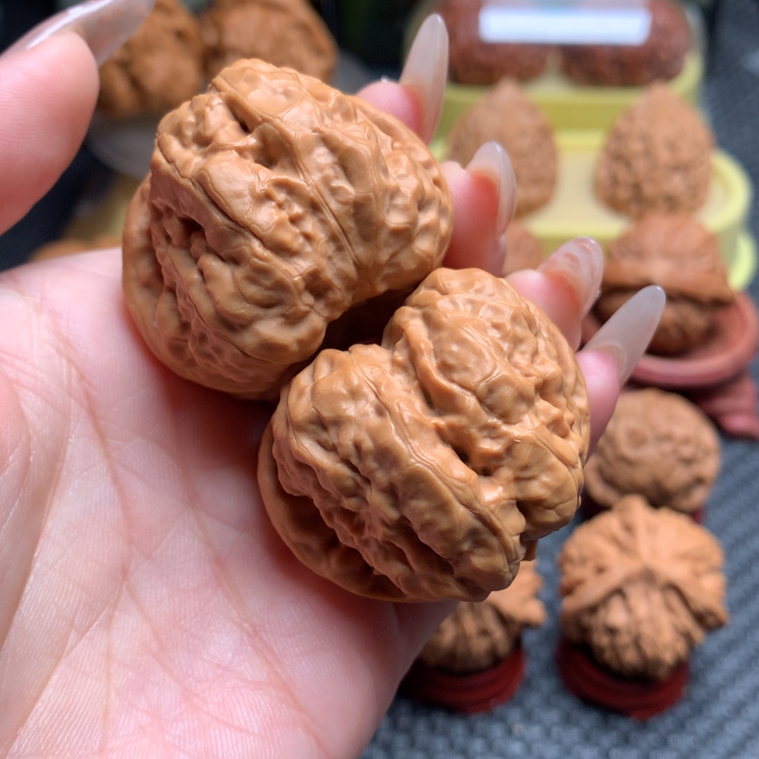 文玩核桃把件41肚44延庆蛙