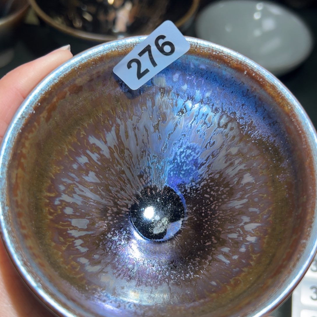 茶盏全手工原矿愿釉建盏