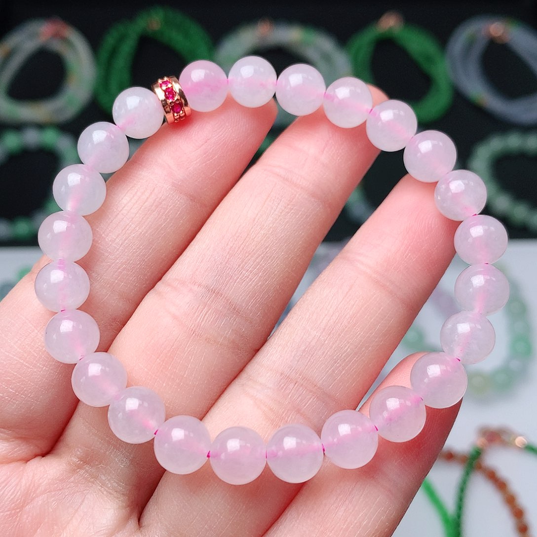 翡翠手链未镶嵌翡翠 