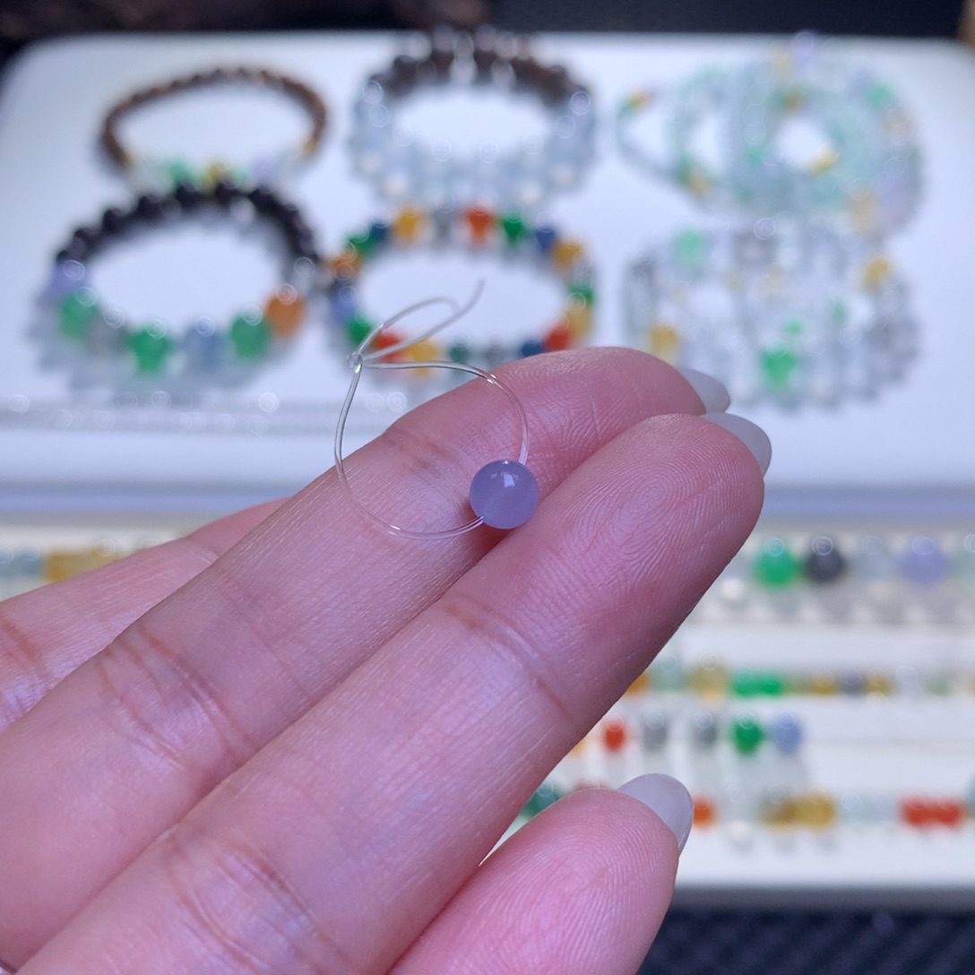 未镶嵌手链翡翠C****W翡翠手串卡5