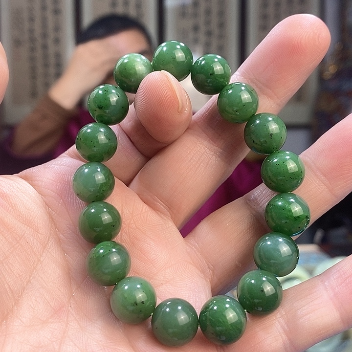 和田玉（碧玉）手串未镶嵌