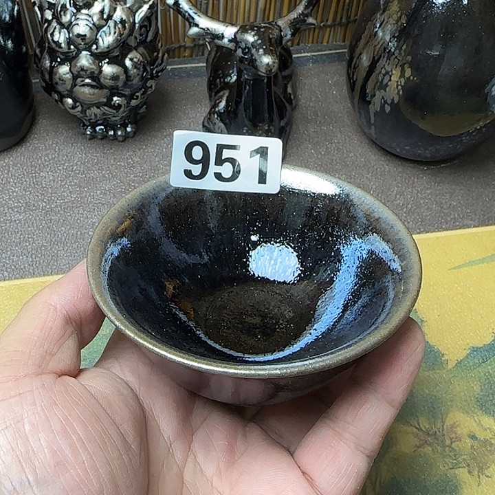 茶盏建盏杯主人杯龙窑柴烧