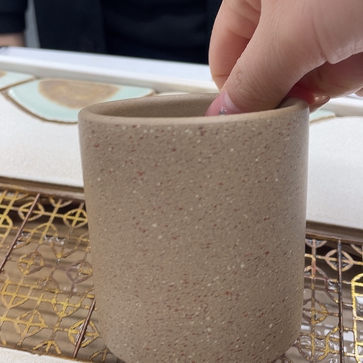 茶杯紫砂小*五彩段泥