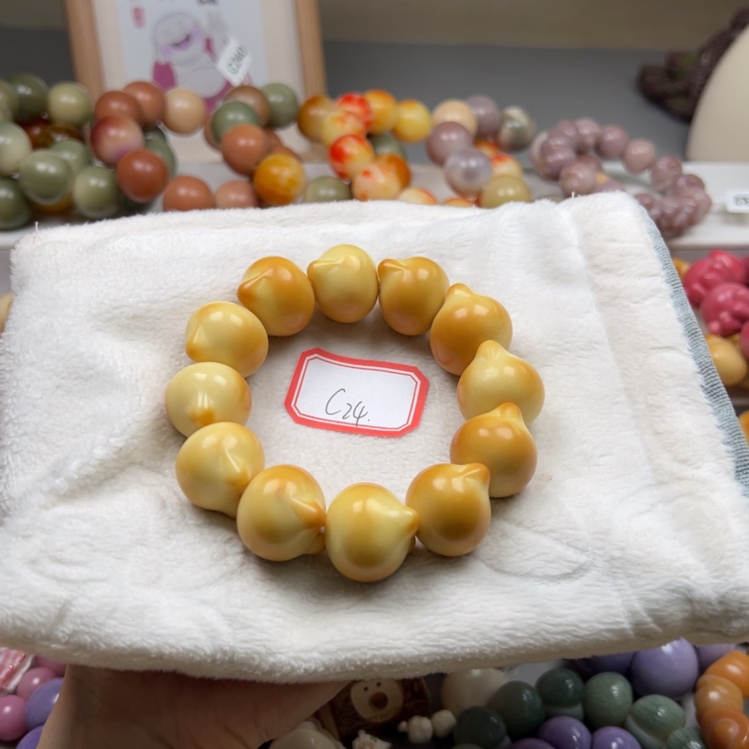 吊坠菩提根/象牙果通货c24牙果猫头随机一串21m