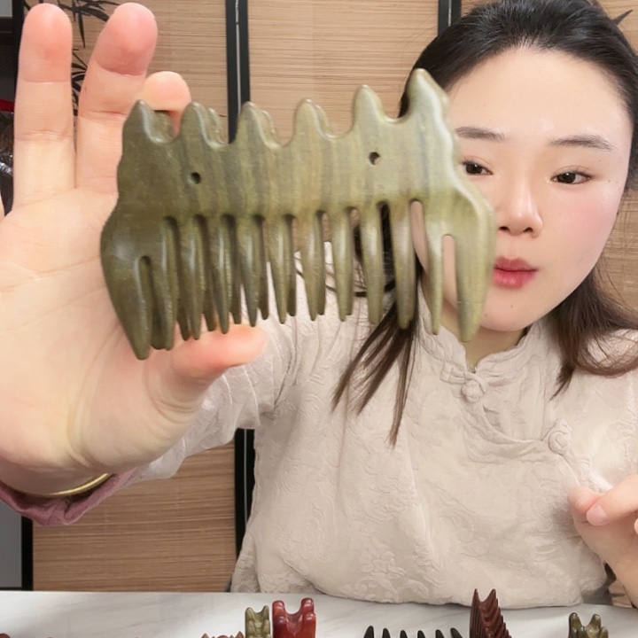 绿檀木大西湖双排微瑕疵
