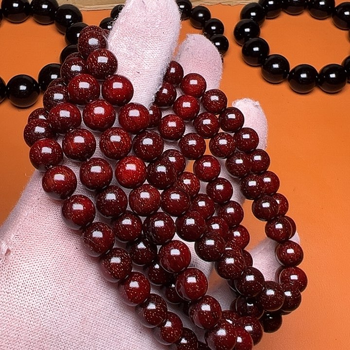 小叶紫檀手串/手链小叶紫檀0.8/108颗满星毕业