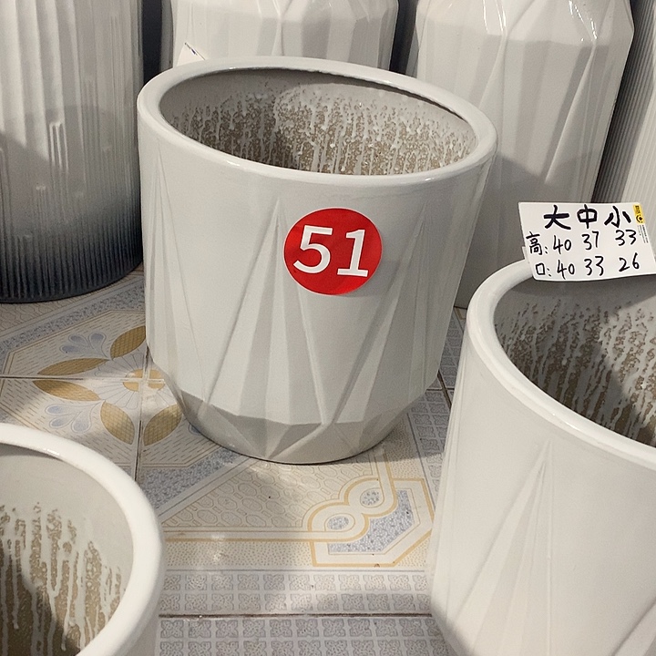 白钻石特大号一个高40口径40送托盘默认微瑕