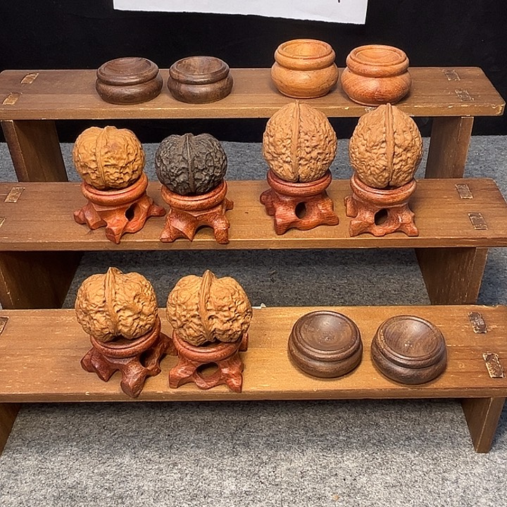 吊坠文玩核桃z般若佛手 龙脊蟾 满筋元宝