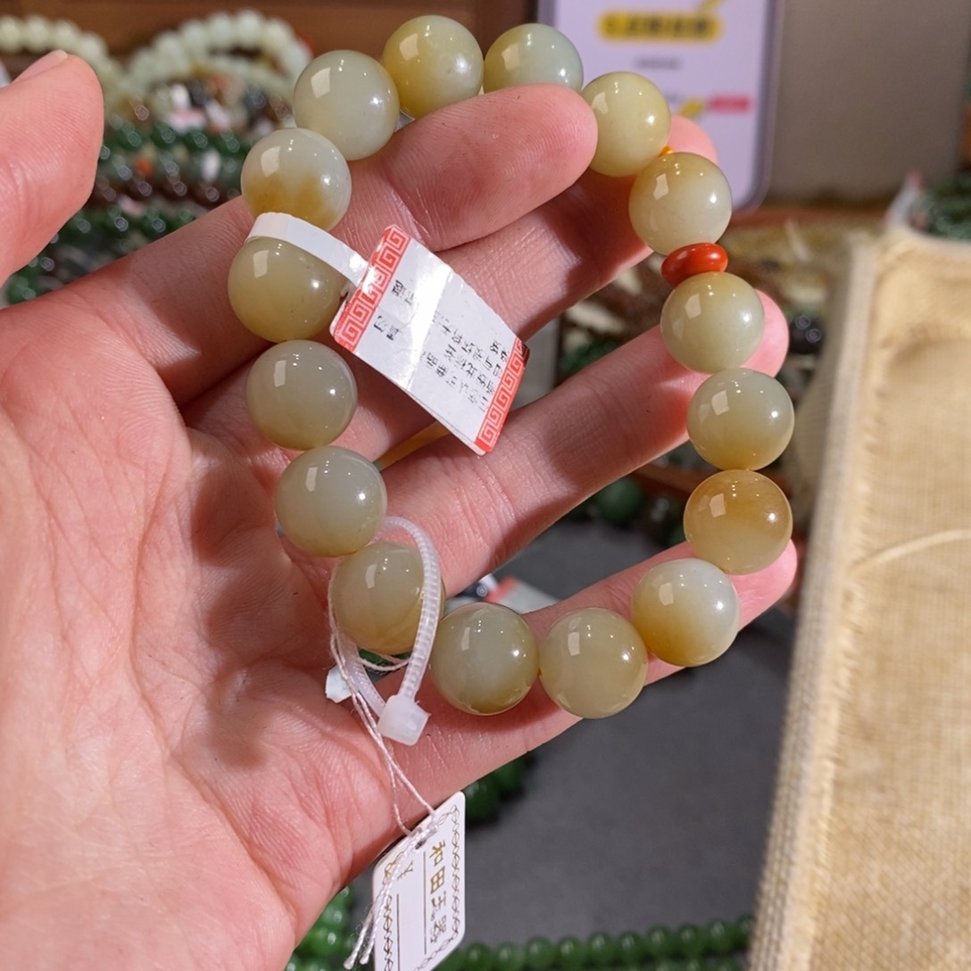 和田玉手链未镶嵌