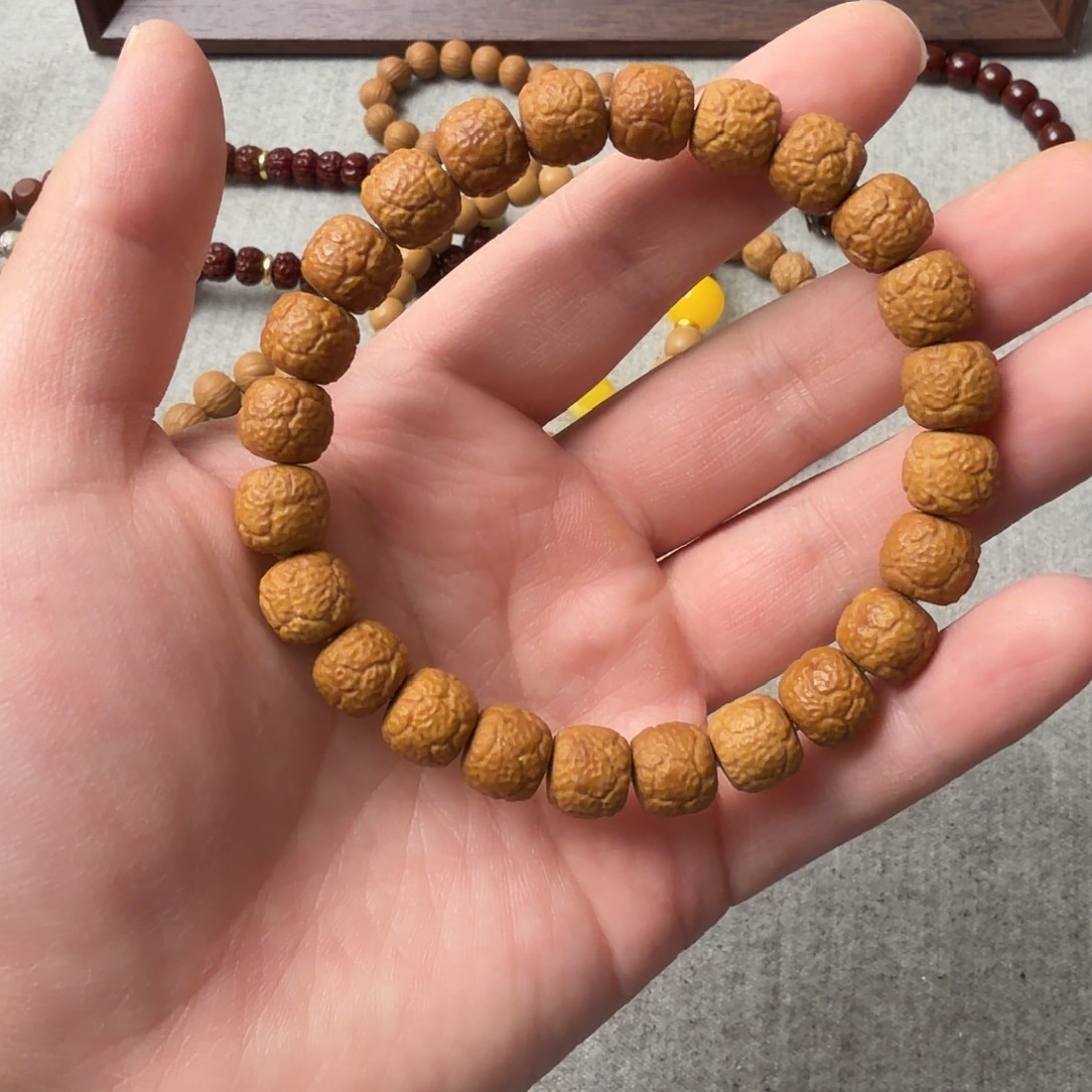 饕餮猴头手串10尺寸原皮原色
