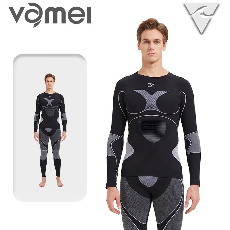 VAMEI滑雪速干衣保暖排汗男女户外滑雪