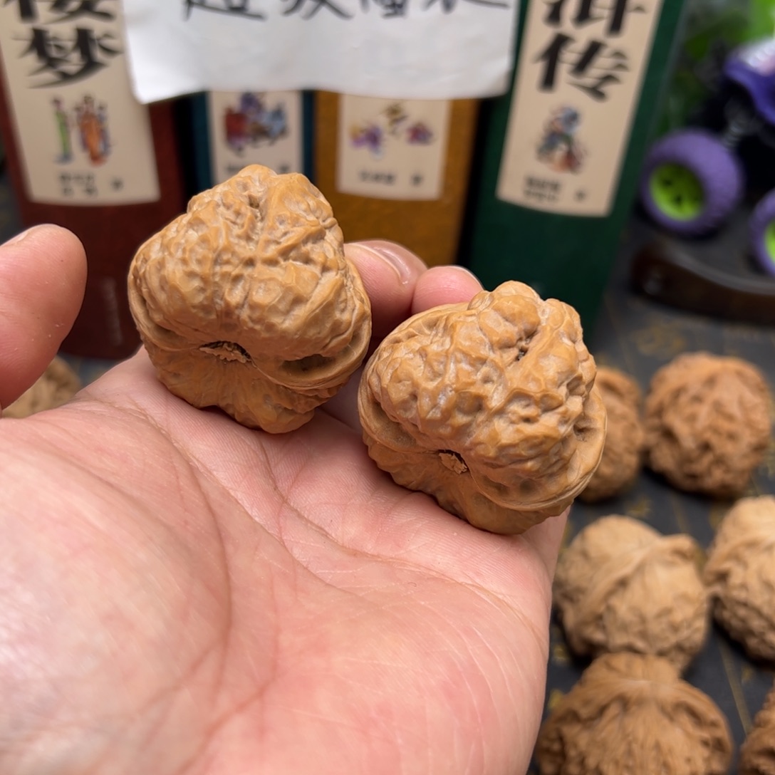 文玩核桃把件40蛤蟆头