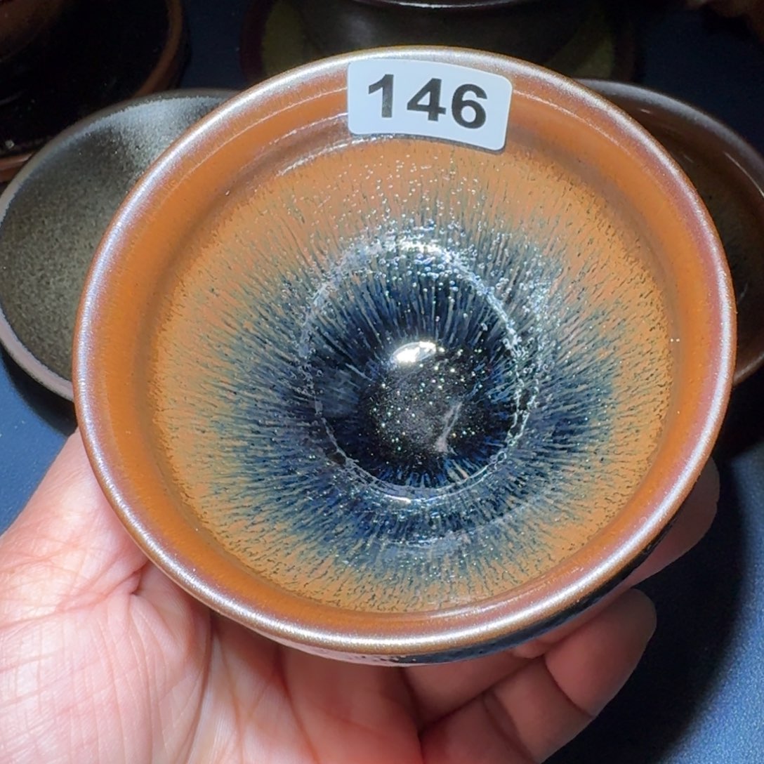 小雨茶盏，手工柴烧，