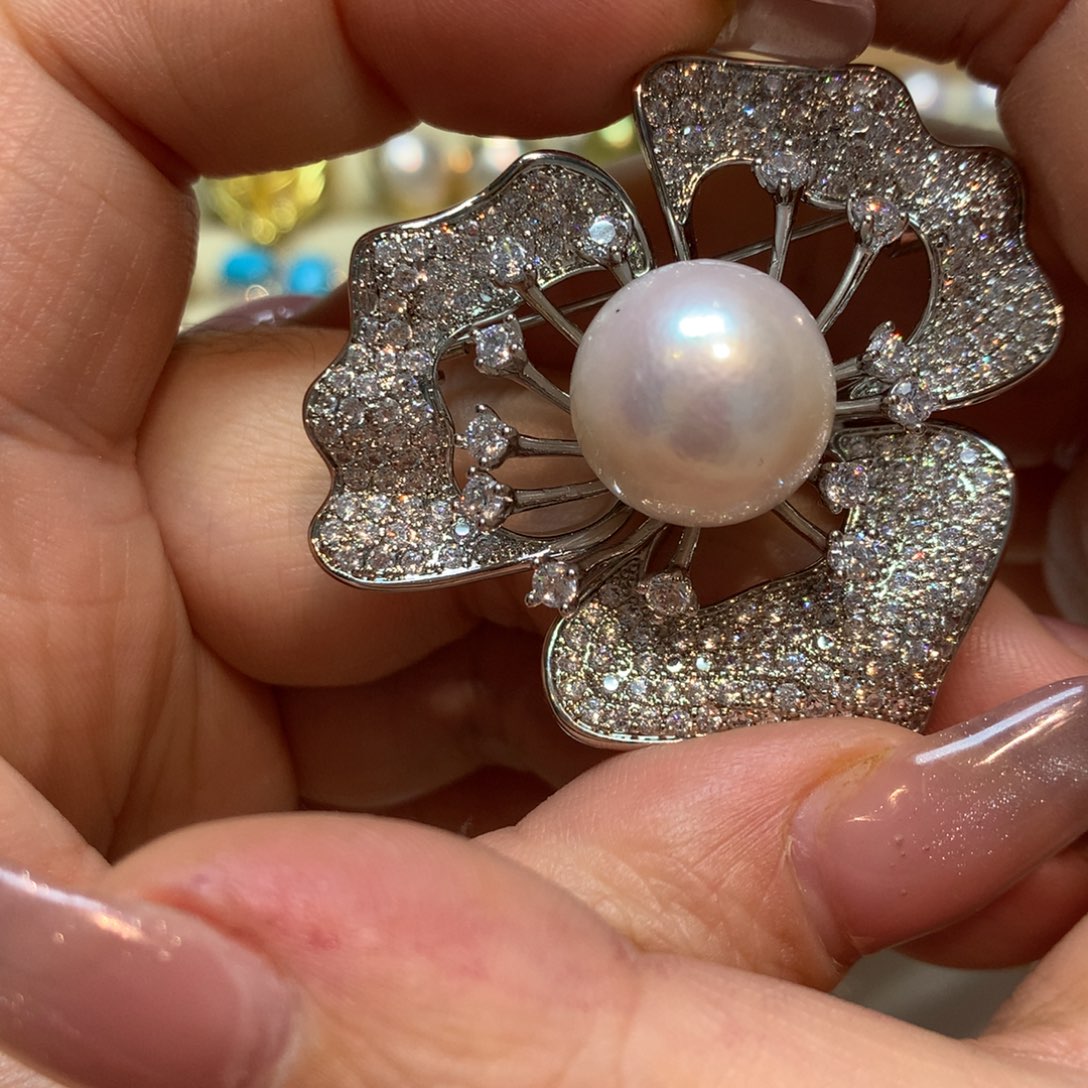 淡水珍珠胸饰未镶嵌