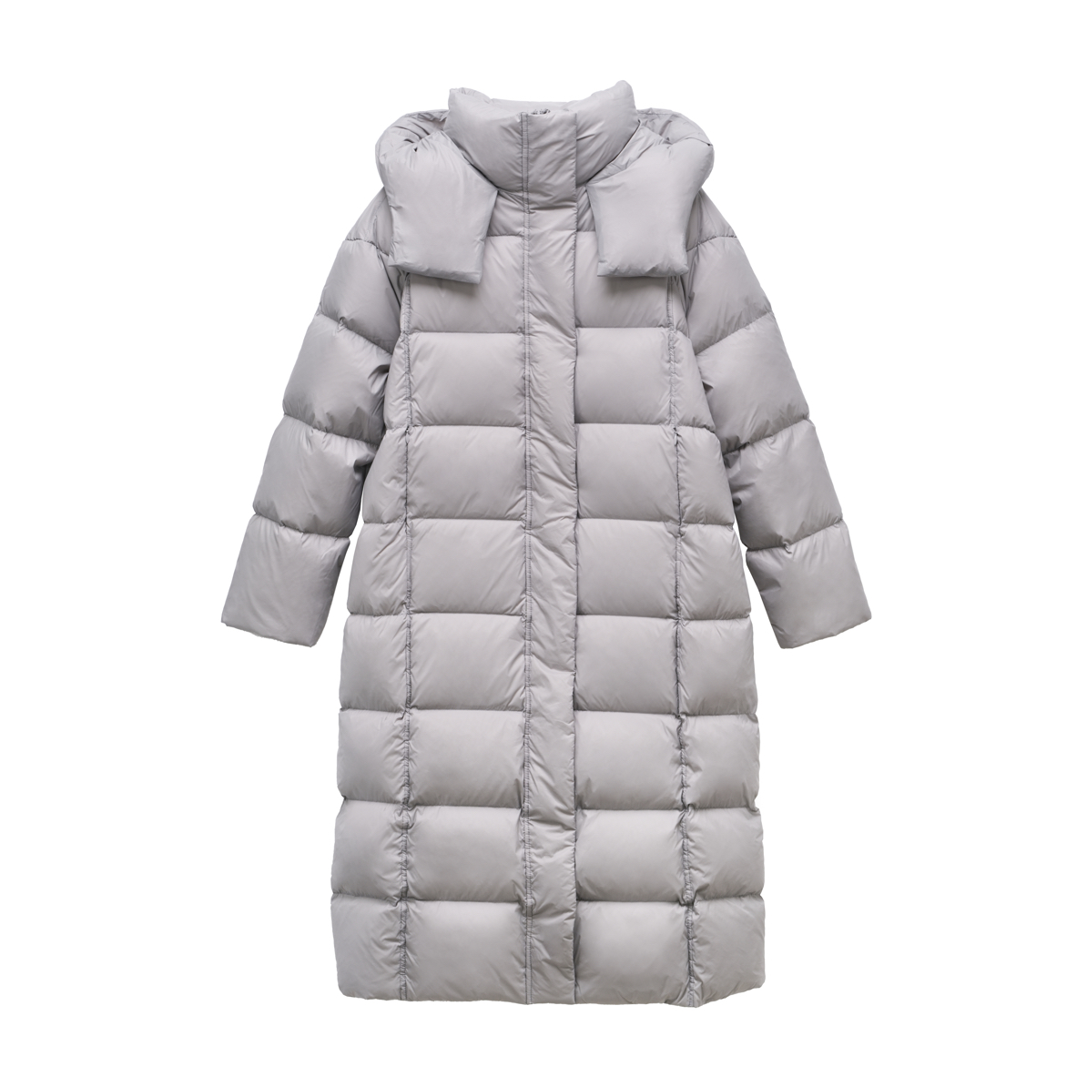 2025新款加厚羽绒服女款女加长加厚连帽宽松保暖外套