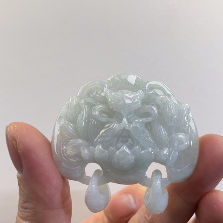 翡翠吊坠(赠链)未镶嵌代编织