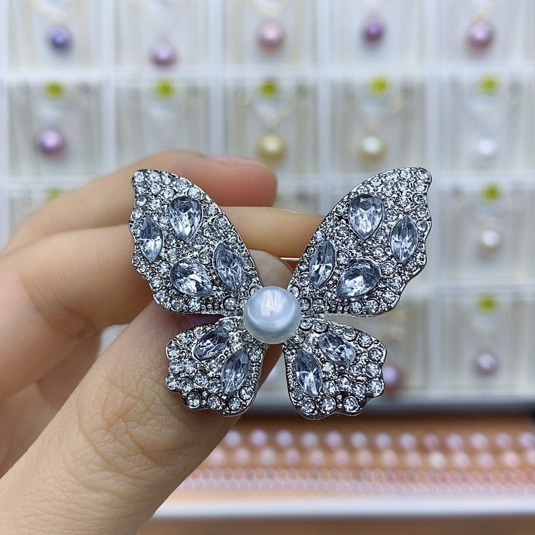 合金淡水珍珠项链