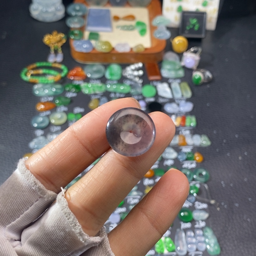 【闪购商品】翡翠挂件未镶嵌扣子