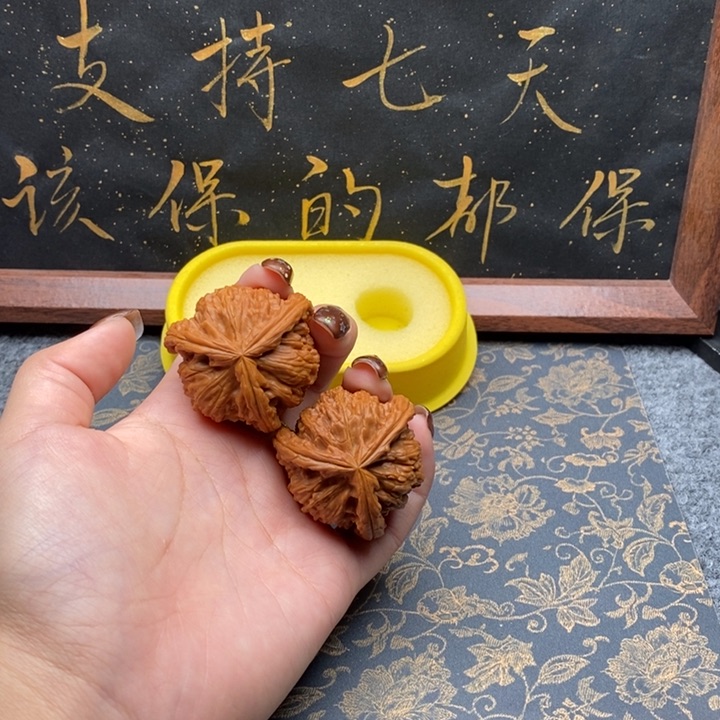 吊坠文玩核桃赵*白狮子