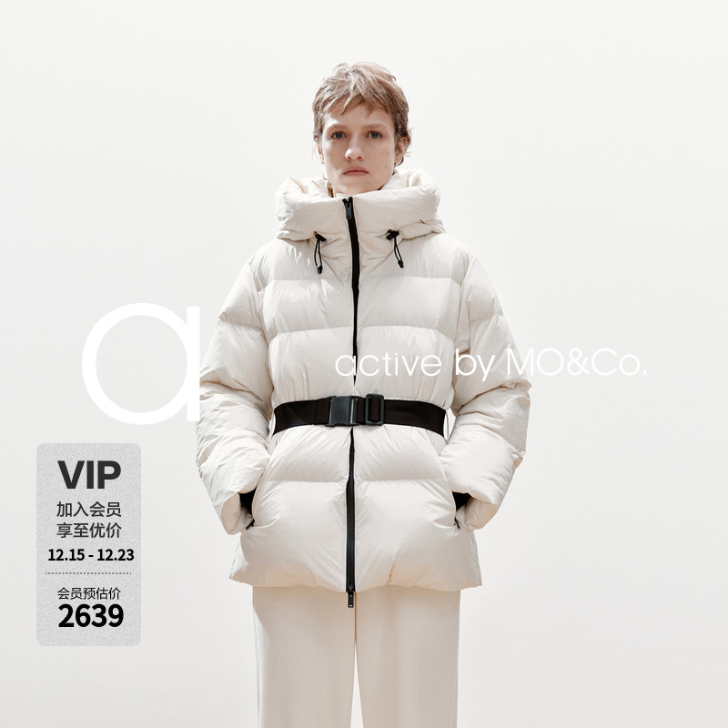 【active系列】MOCO羽绒服2025冬新品机能腰带防风90绒MBE4EIN051
