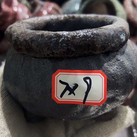 红陶粗陶花盆手工