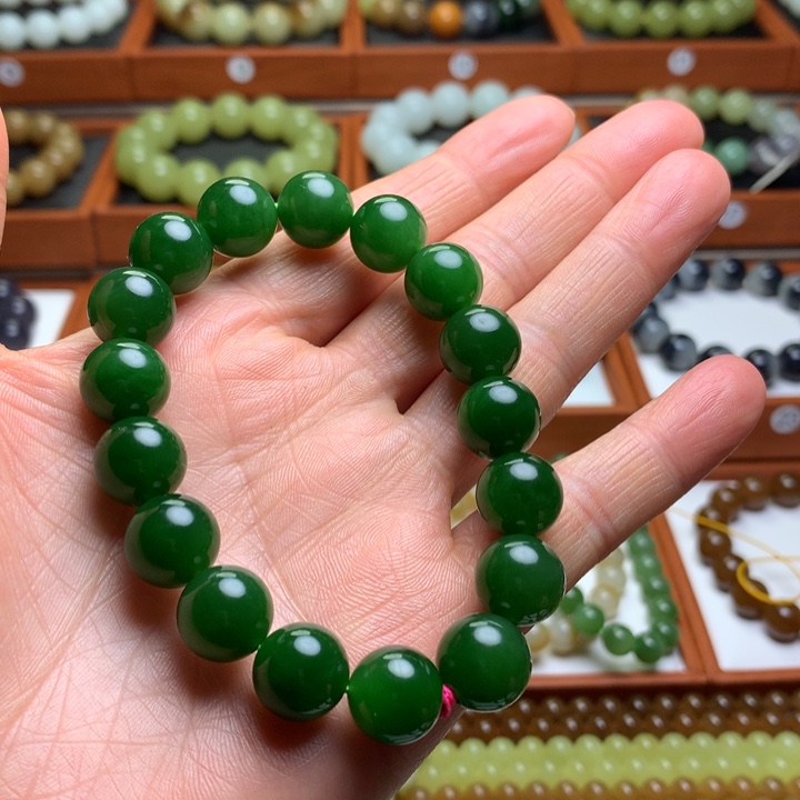 和田玉手串未镶嵌