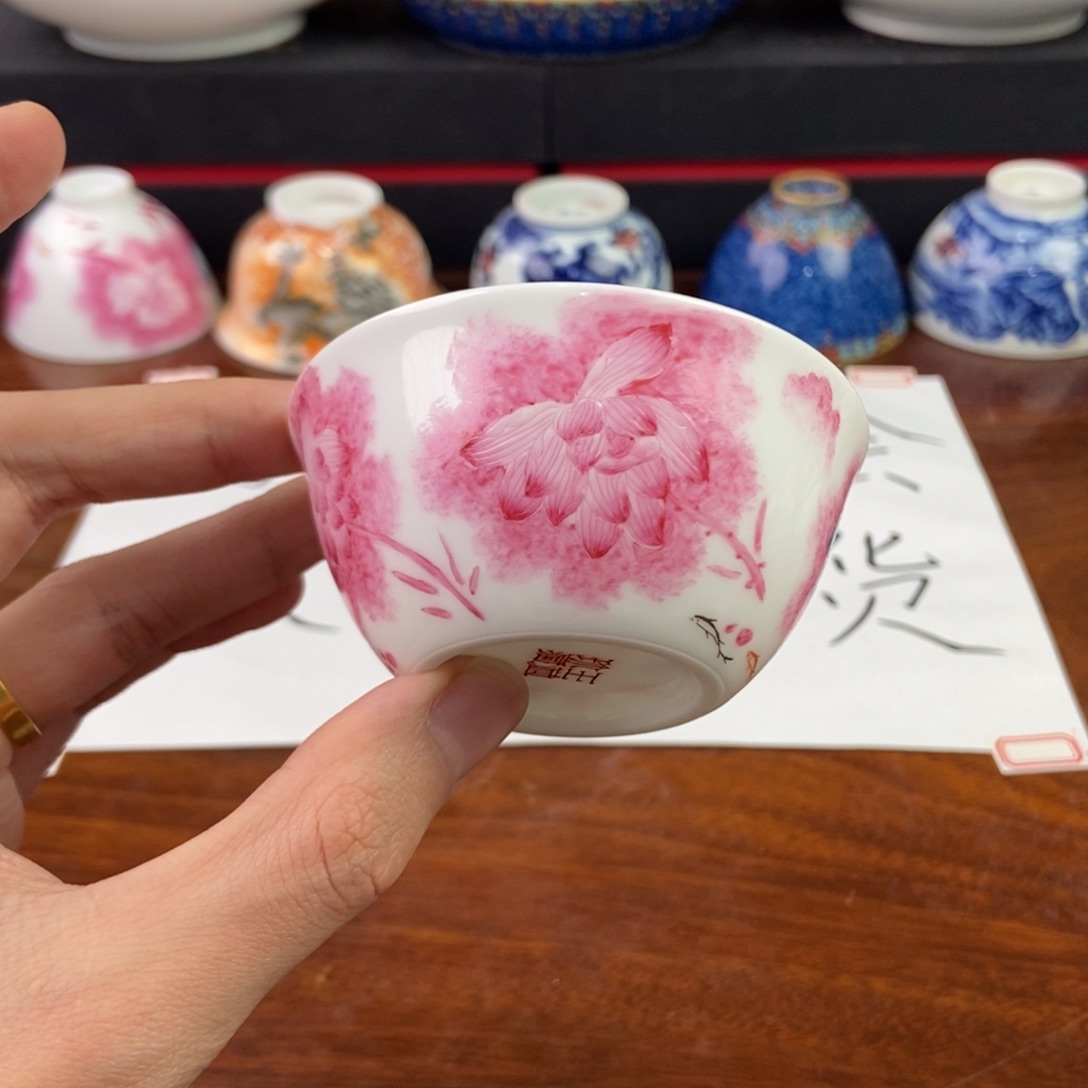 杯景德镇手绘陶瓷艺术