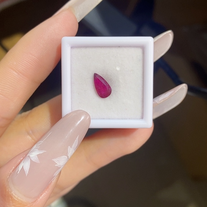 碧玺珠宝半成品未镶嵌天然卢比莱宝石