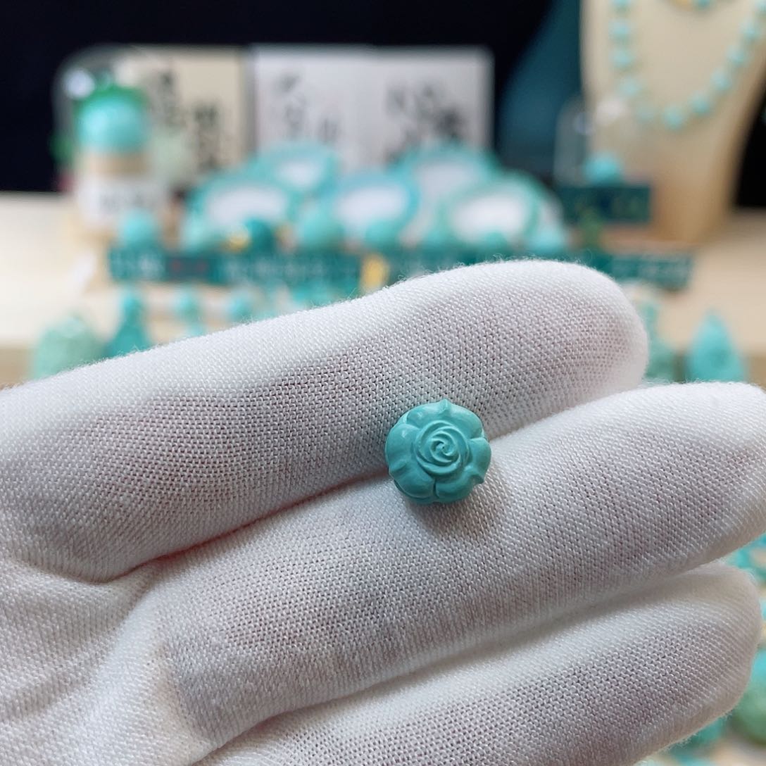 绿松石珠宝奇石未镶嵌