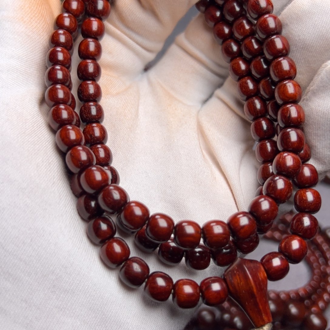 手串/手链小叶紫檀7.5*8 极限弧 树头老油料 高油密精工