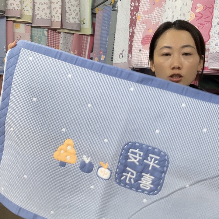 棉特价蓝色平安喜乐