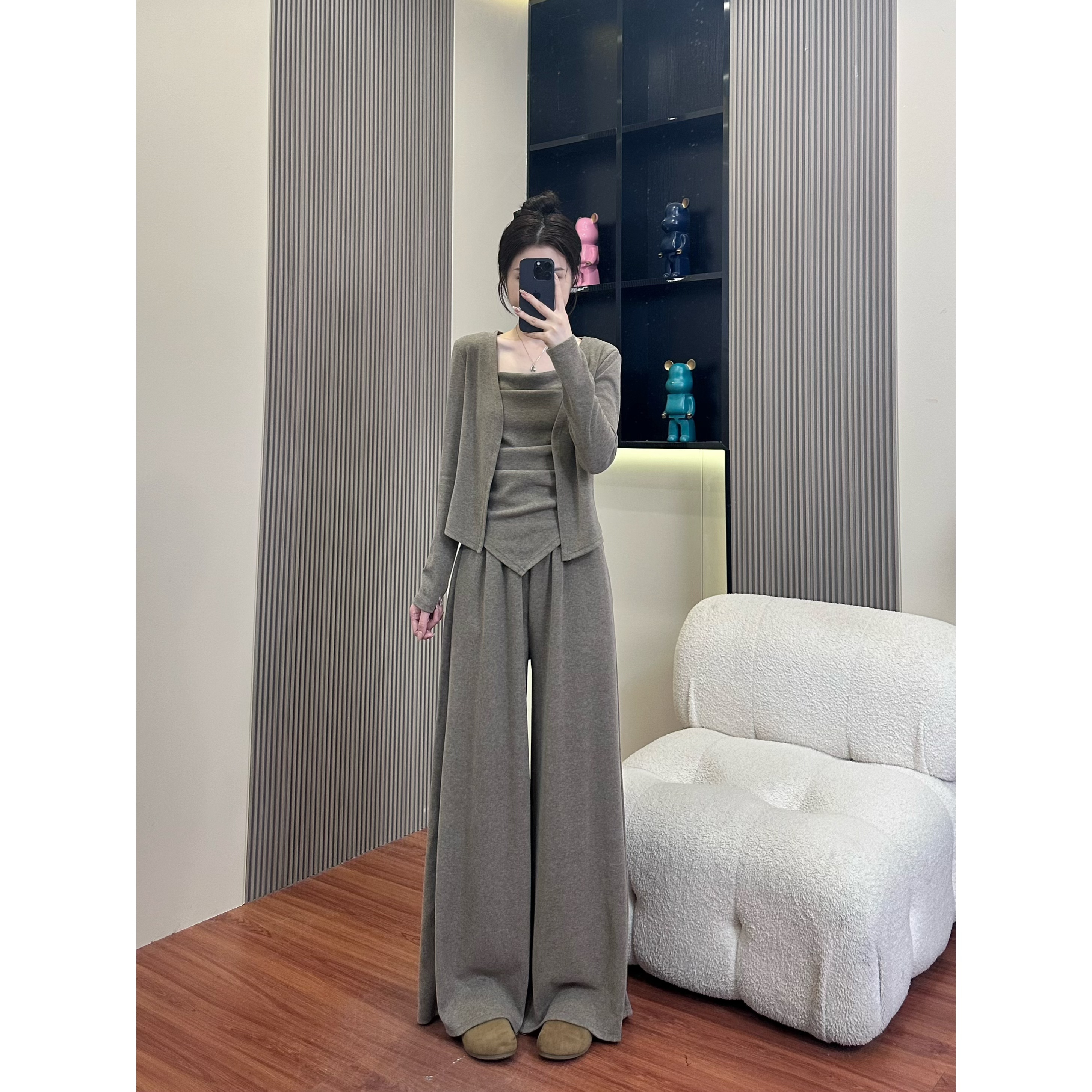 2025轻熟风法式慵懒风秋季春秋上衣休闲风气质时尚套装