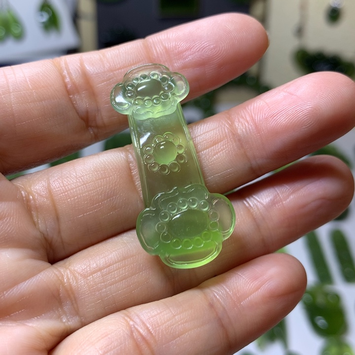 岫玉颈饰未镶嵌吊坠