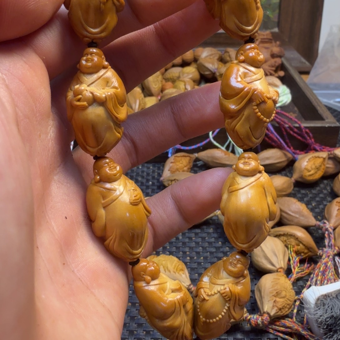 橄榄核手串/手链站立弥勒