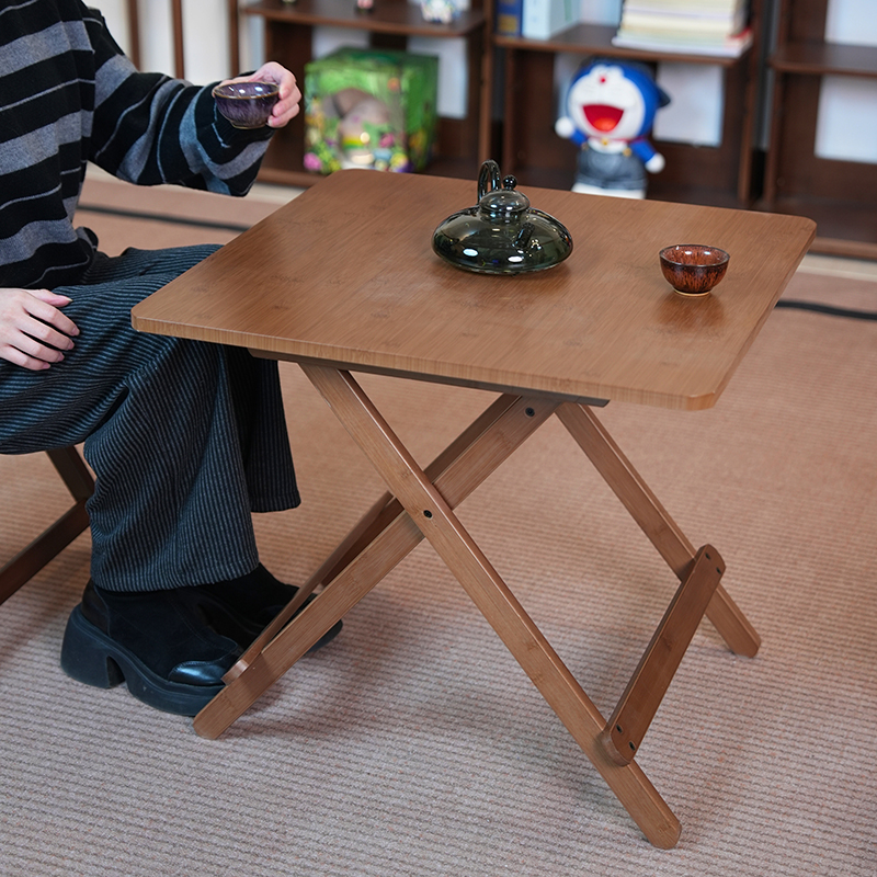 【60cm折叠桌】小折叠方桌子正方形折叠桌餐桌吃饭桌简易家用阳台