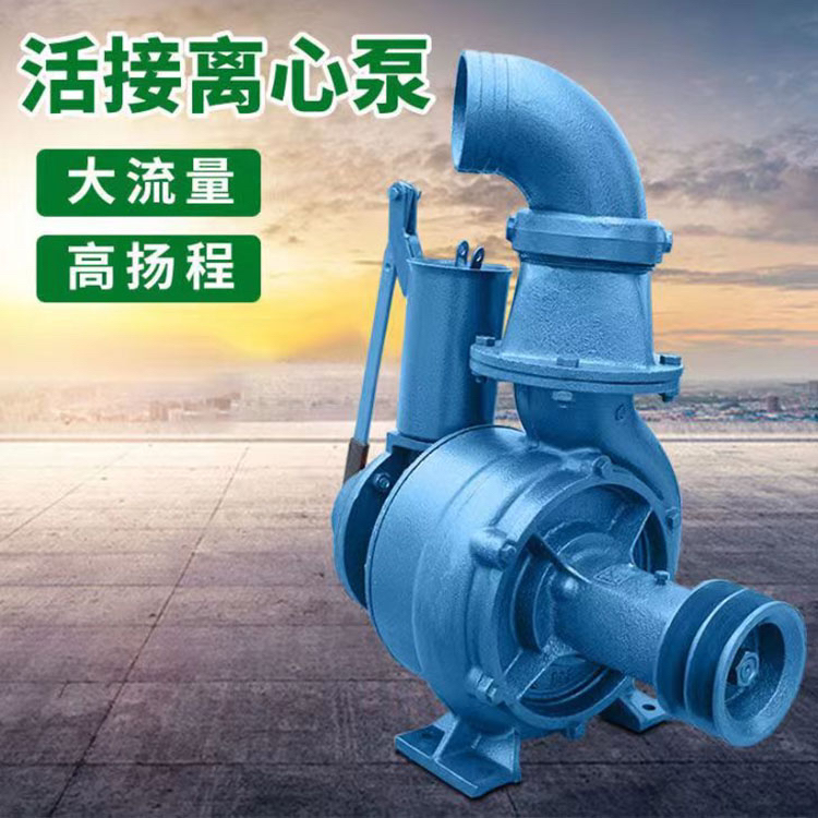 4寸双叶轮离心泵手压拖泵抽水器农用高扬程大流量农田灌溉水泵