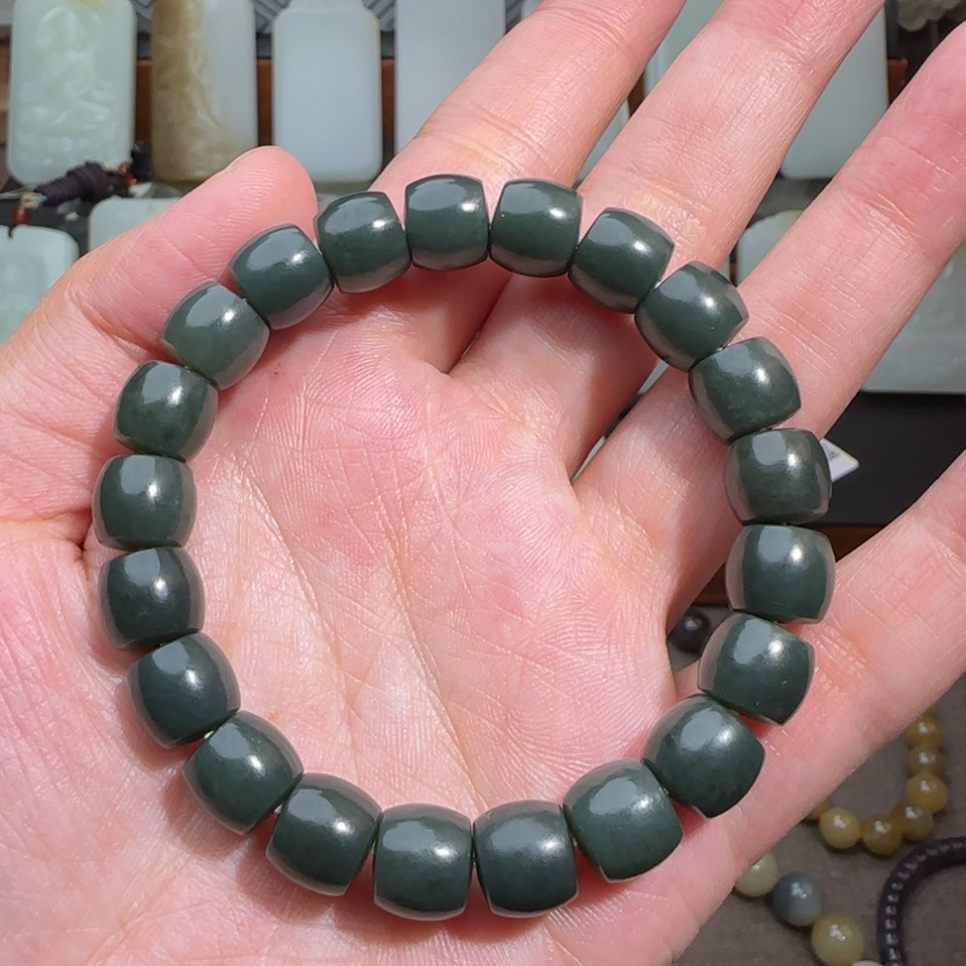 和田玉手链未镶嵌